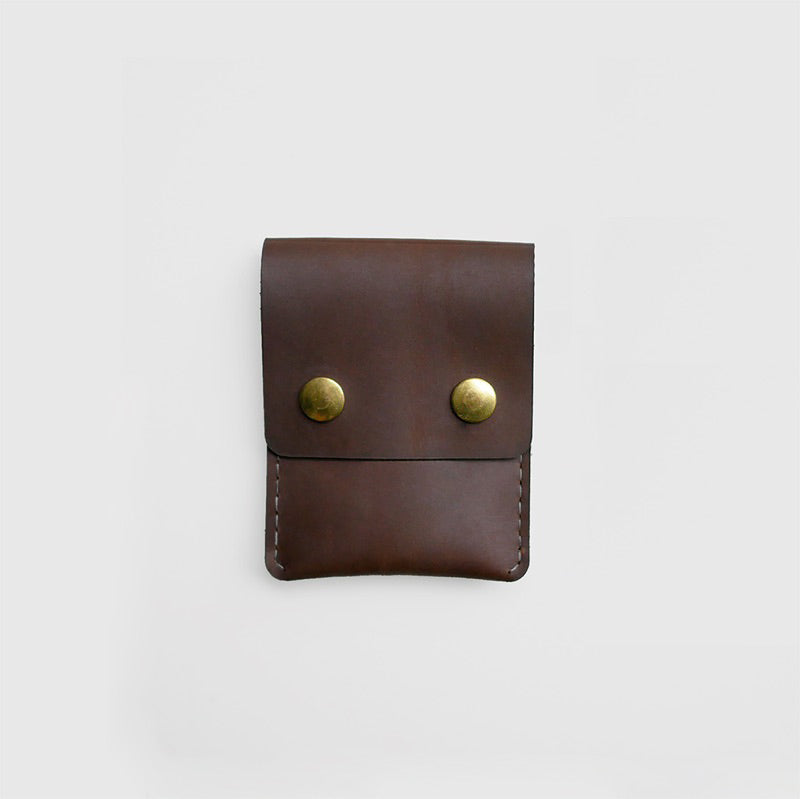 Double Snap Wallet - Boomer Brown