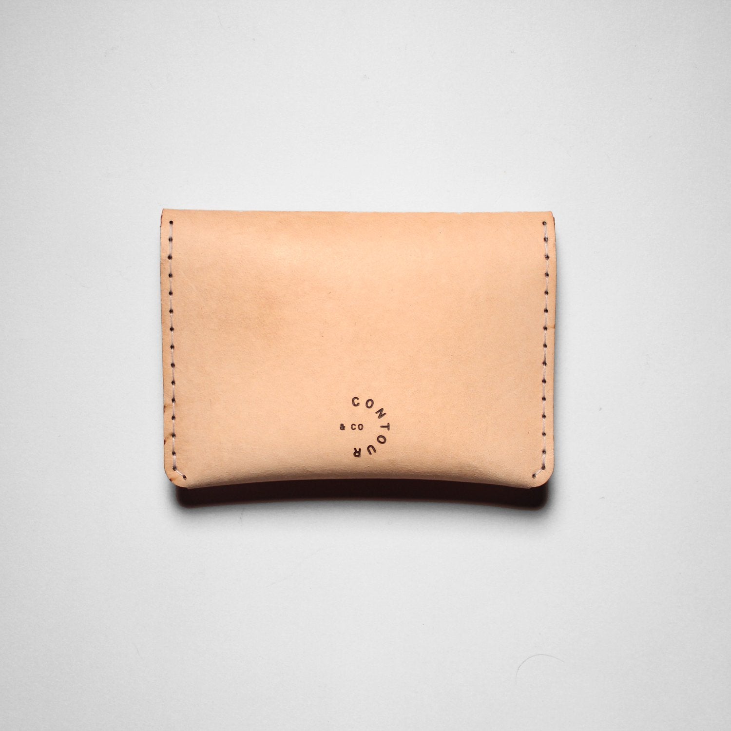 Single Snap Wallet - Vegetable Tan