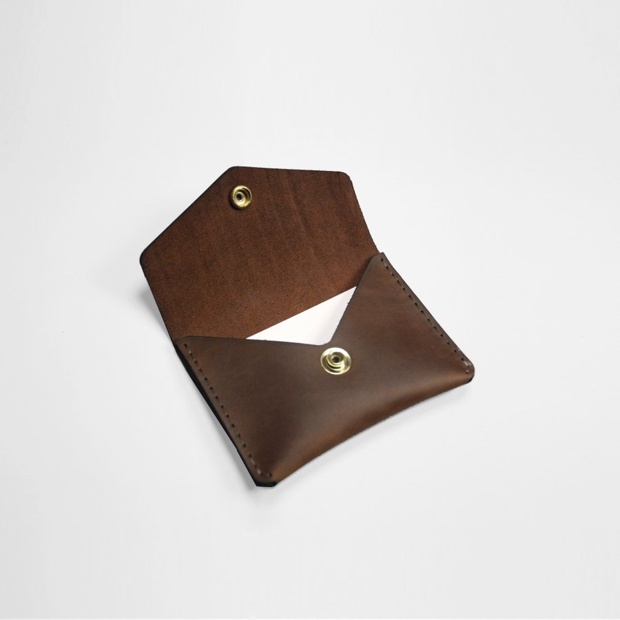 Single Snap Wallet - Boomer Brown