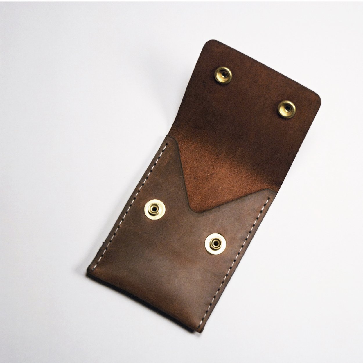 Double Snap Wallet - Boomer Brown